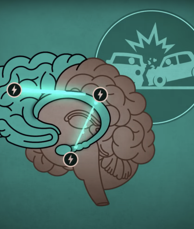 Illustration showing how EMDR therapy helps process trauma in the brain in Scottsdale AZ