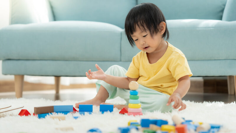 Play Therapy Scottsdale AZ – Child Counseling Pathways Counseling Services Young child playing with toys during play therapy session in Scottsdale AZ