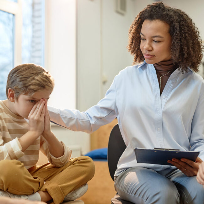 Child anxiety therapist Scottsdale AZ supporting children with worry, school stress, and emotional regulation