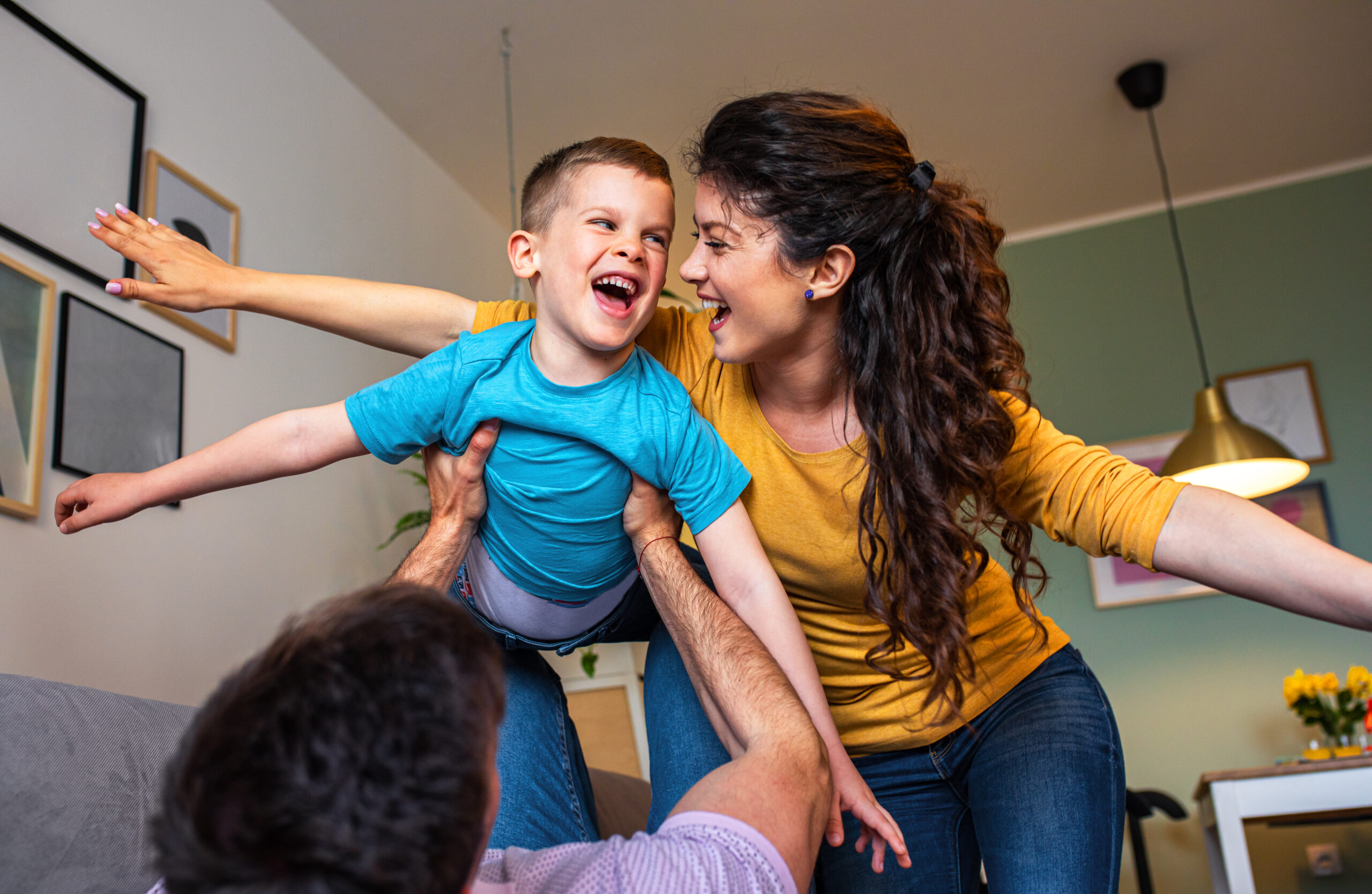 parent and child in Scottsdale AZ showing proactive parenting, playful connection, and healthy family bonding at Pathways Counseling Services