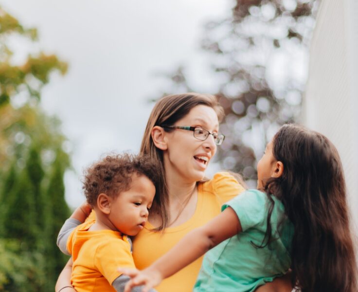 parent interacting with children in Scottsdale AZ demonstrating proactive parenting and healthy family communication at Pathways Counseling Services