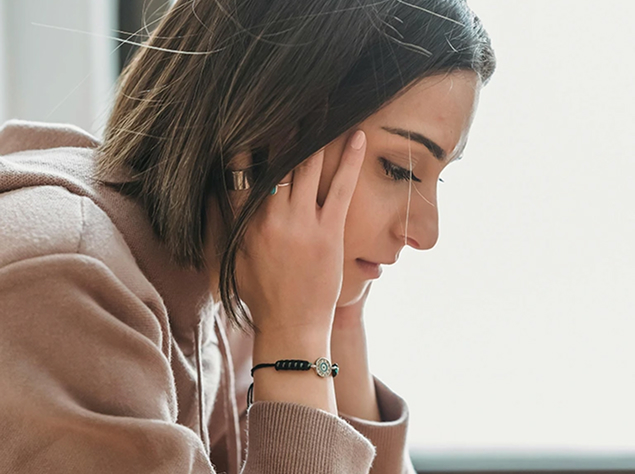 woman grieving