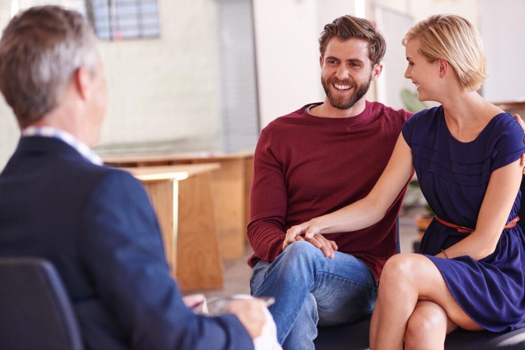 couples therapist in Scottsdale AZ working with couple at Pathways Counseling Services