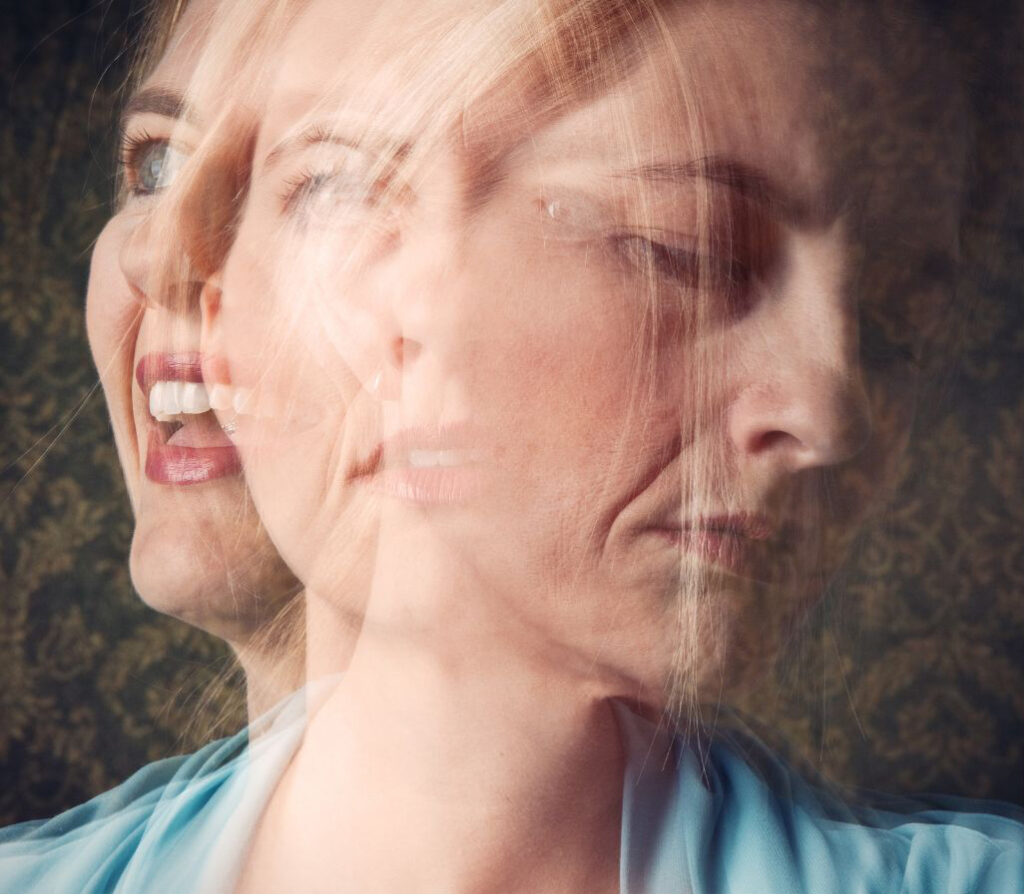 headshot of a woman going form smiling to dispair in facial images 
Borderline Personality Disorder counseling